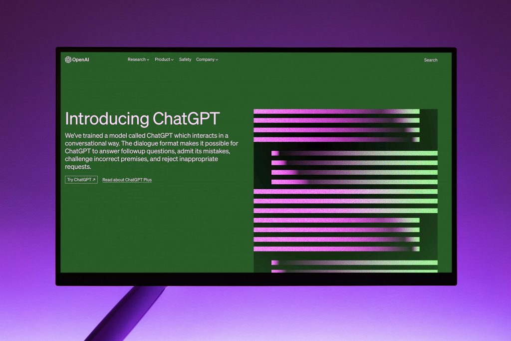 Introducing ChatGPT screen