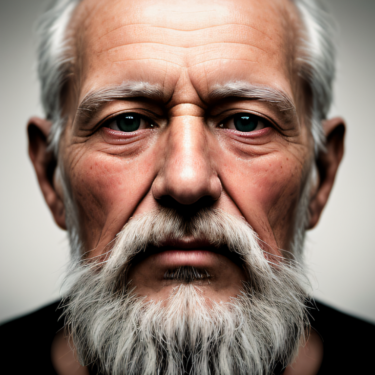 old man generated by ai image generator 2