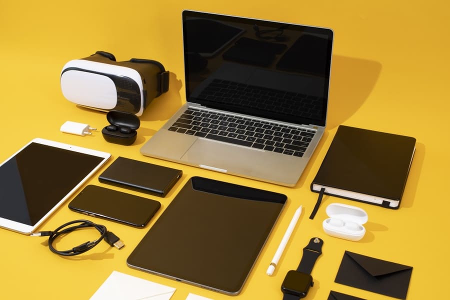 Different gadgets and devices
